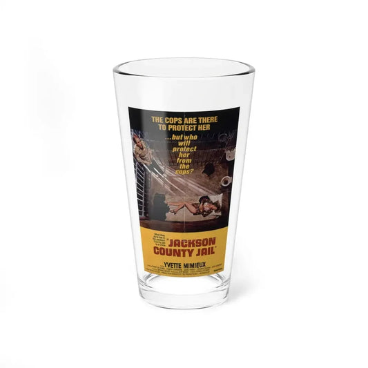 JACKSON COUNTY JAIL 1976 Movie Poster - Pint Glass 16oz 16oz - Go Mug Yourself