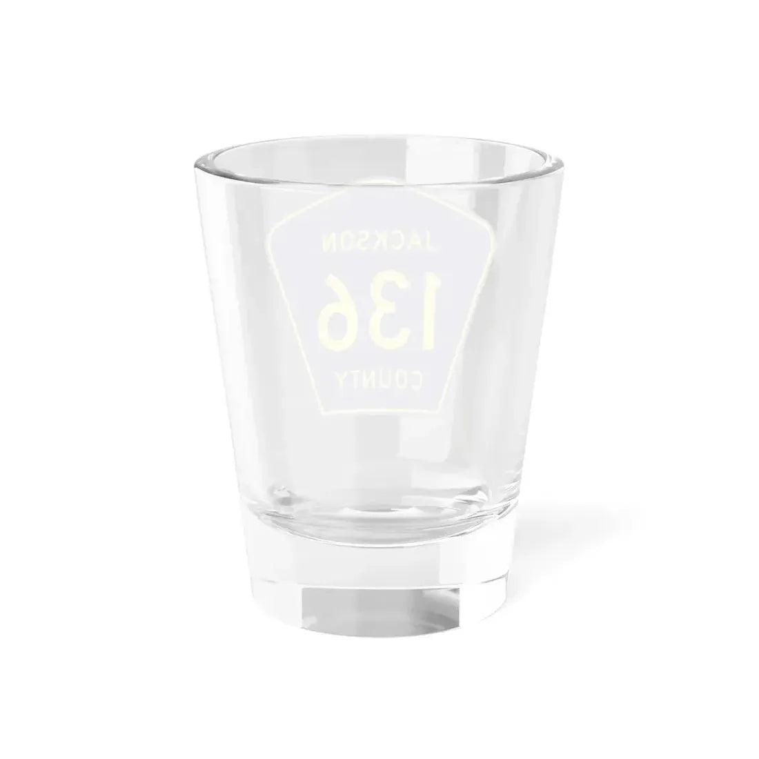 Jackson County Route 136 AL (Alabama) (Road Sign) Shot Glass 1.5oz - Go Mug Yourself