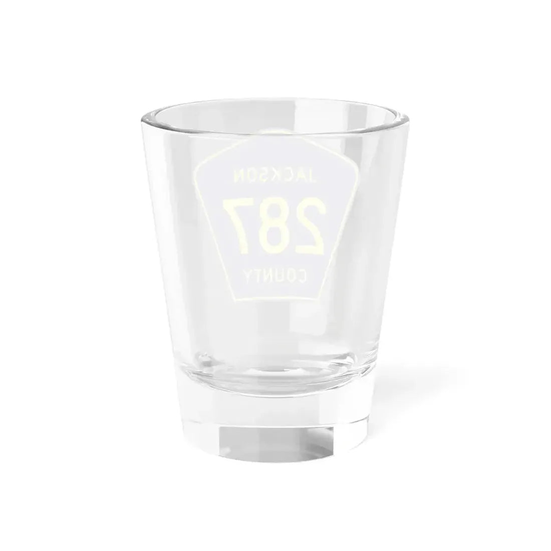 Jackson County Route 287 AL (Alabama) (Road Sign) Shot Glass 1.5oz - Go Mug Yourself