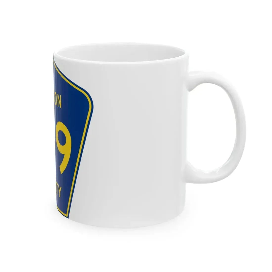 Jackson County Route 319 AR (Arkansas) (Road Sign) White Coffee Mug - Go Mug Yourself