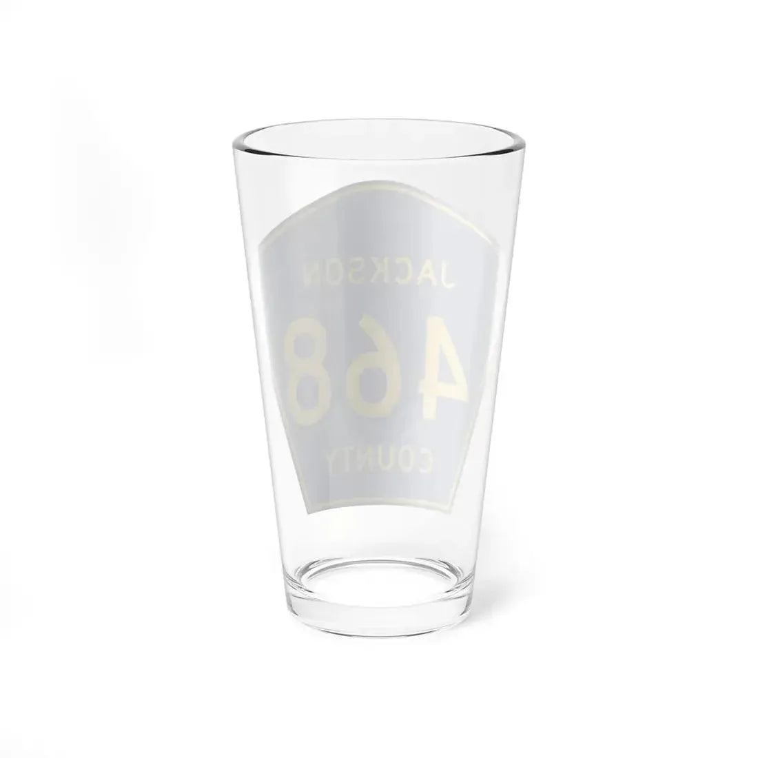 Jackson County Route 468 AL (Alabama) (Road Sign) Pint Glss 16oz - Go Mug Yourself