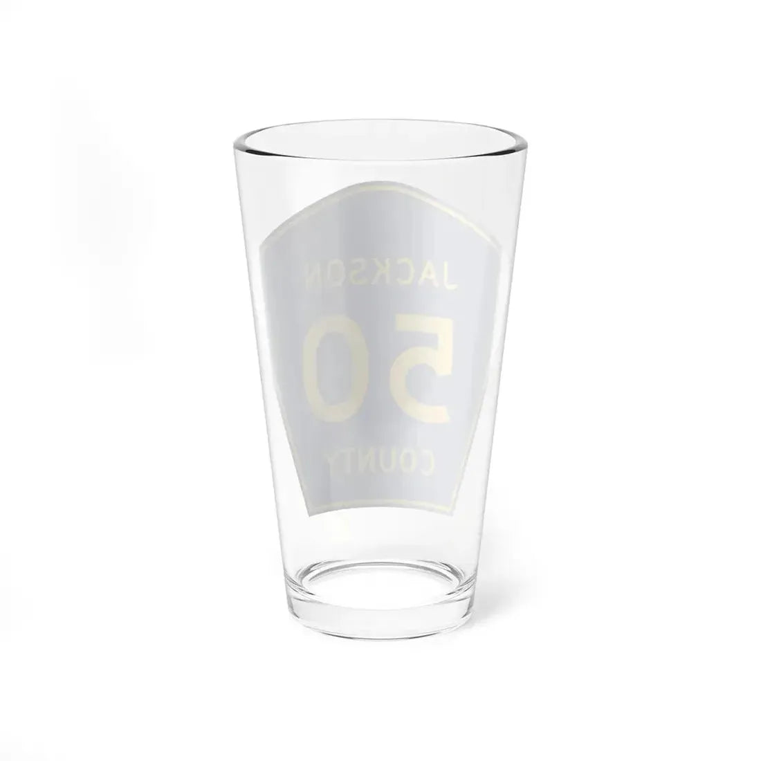 Jackson County Route 50 AL (Alabama) (Road Sign) Pint Glss 16oz - Go Mug Yourself
