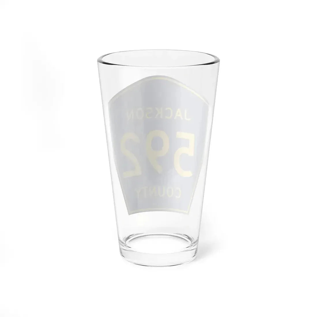 Jackson County Route 592 AL (Alabama) (Road Sign) Pint Glss 16oz - Go Mug Yourself