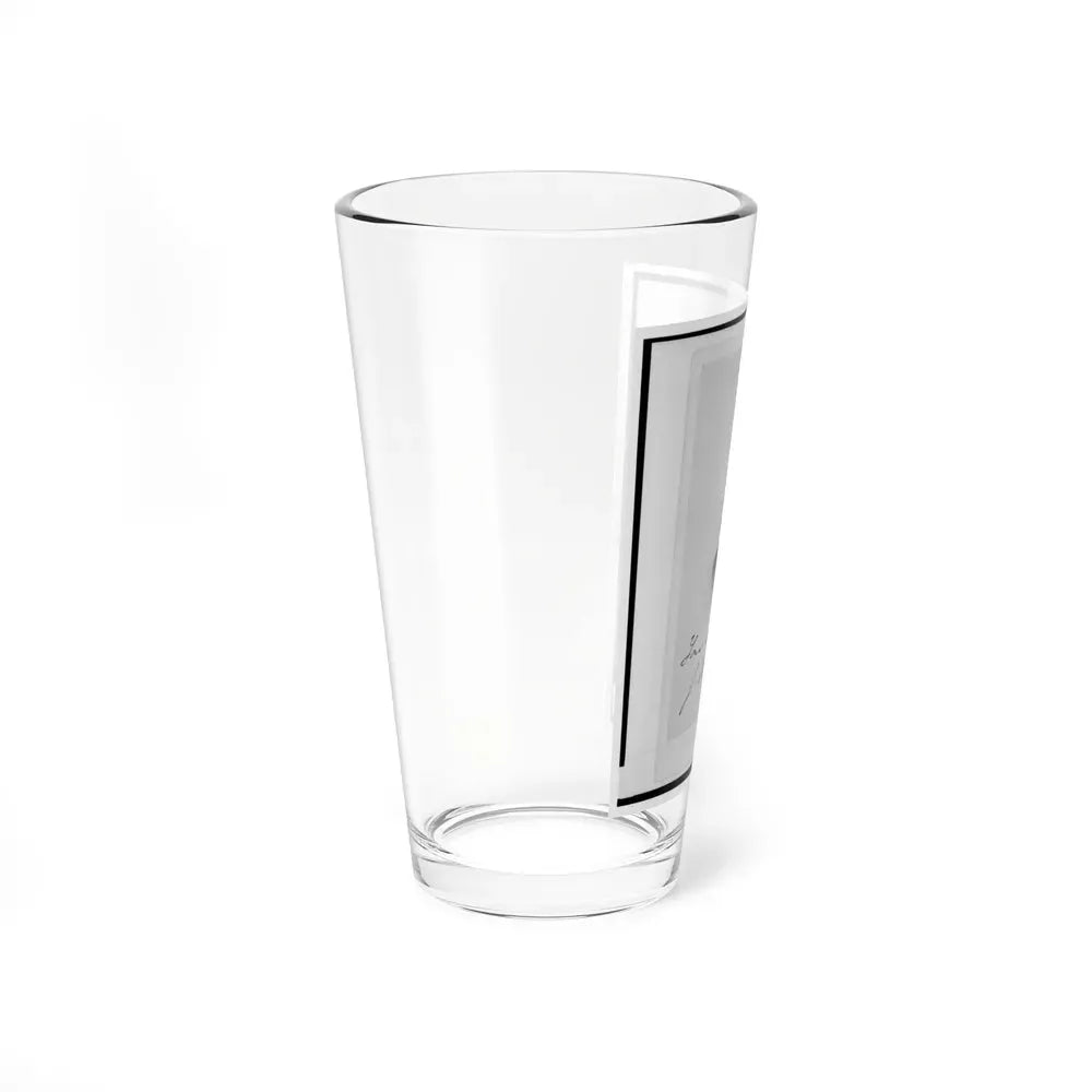 Jacob M. Rife, Captain, 7th West Virginia Cavalry, Head-And-Shoulders Portrait, Wearing Uniform, Facing Left (U.S. Civil War) Pint Glass 16oz - Go Mug Yourself