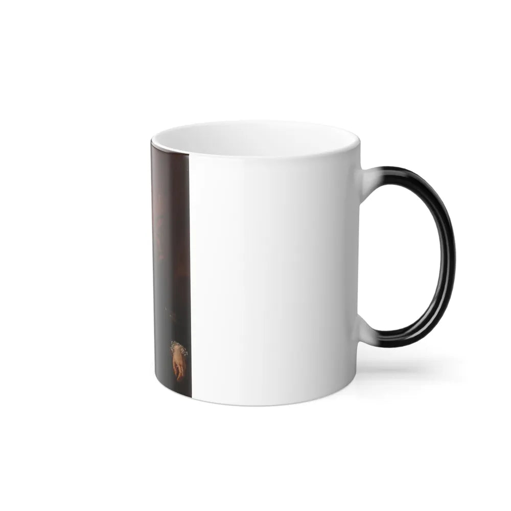 Jacob Thompson (1806-1879) Portrait of Lord Langdale, wearing Judge's robes, three-quarter length, seat-0 - Color Changing Mug 11oz - Go Mug Yourself