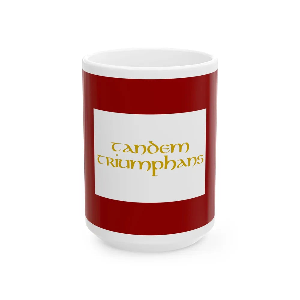 Jacobite Standard 1745 (Ireland) White Coffee Mug 15oz - Go Mug Yourself