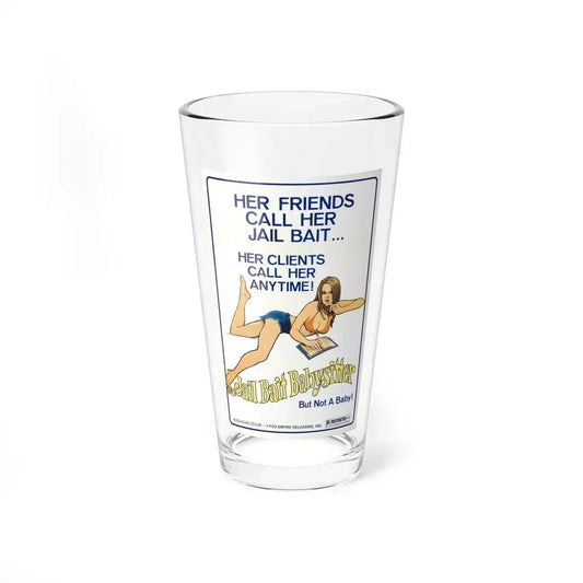 JAILBAIT BABYSITTER 1977 Movie Poster - Pint Glass 16oz 16oz - Go Mug Yourself