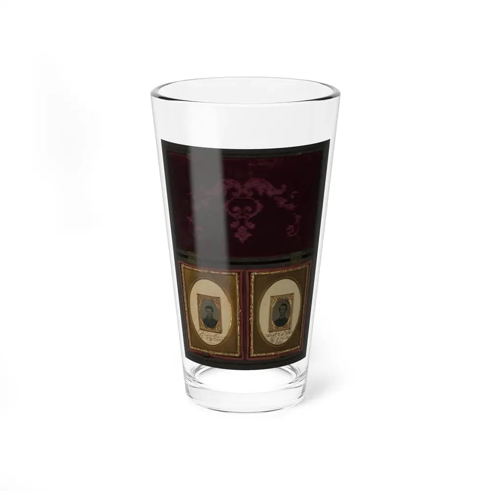 James A. Caruthers Of Company G And Sergeant Samuel Craig Starr Of Company D, 95th Ohio Infantry Regiment (U.S. Civil War) Pint Glass 16oz 16oz - Go Mug Yourself