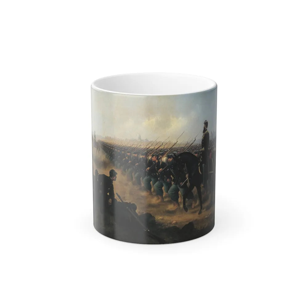 James Alexander Walker (1841-1898) View of the Grand Army of the Republic - Oil on Canvas 1865 - Color Changing Mug 11oz 11oz - Go Mug Yourself