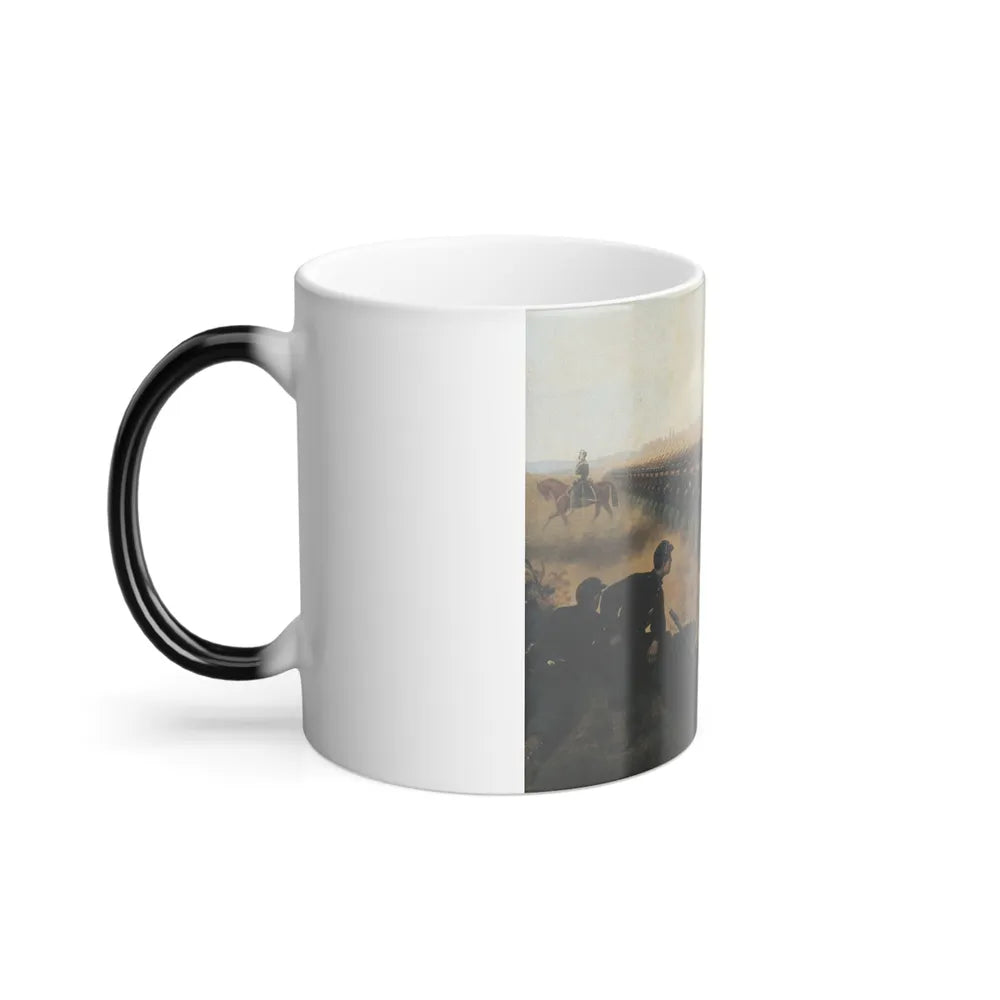 James Alexander Walker (1841-1898) View of the Grand Army of the Republic - Oil on Canvas 1865 - Color Changing Mug 11oz - Go Mug Yourself