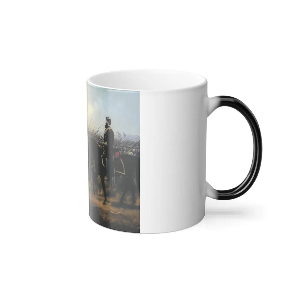 James Alexander Walker (1841-1898) View of the Grand Army of the Republic - Oil on Canvas 1865 - Color Changing Mug 11oz - Go Mug Yourself