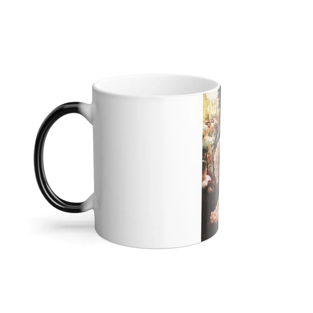 James Jacques Joseph Tissot (1836-1902) A Woman of Ambition (Political Woman) also known as The Receptio-0 - Color Changing Mug 11oz - Go Mug Yourself