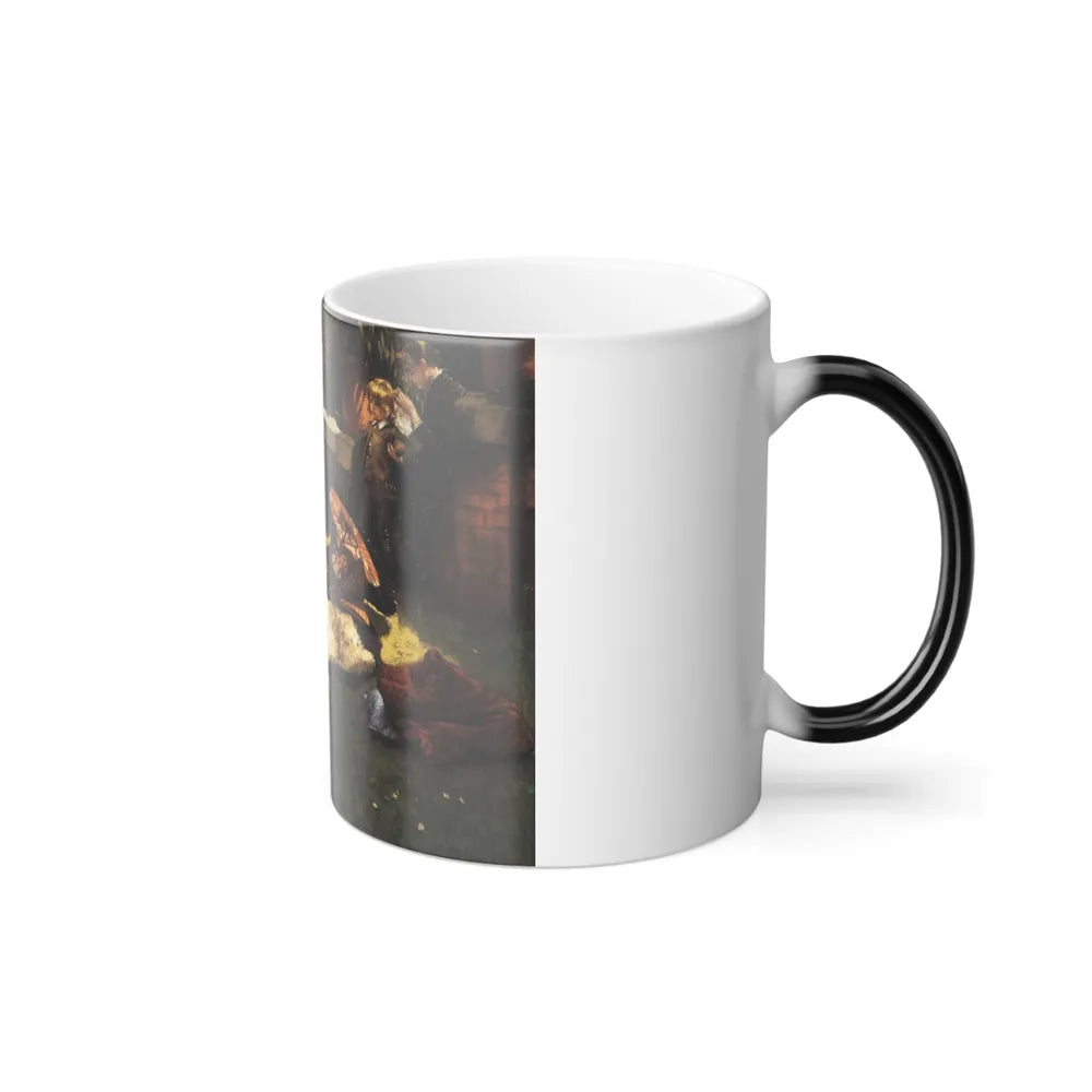 James Jacques Joseph Tissot (1836-1902) En plein soleil (In the Sunshine) - Oil on wood c1881 - Color Changing Mug 11oz - Go Mug Yourself