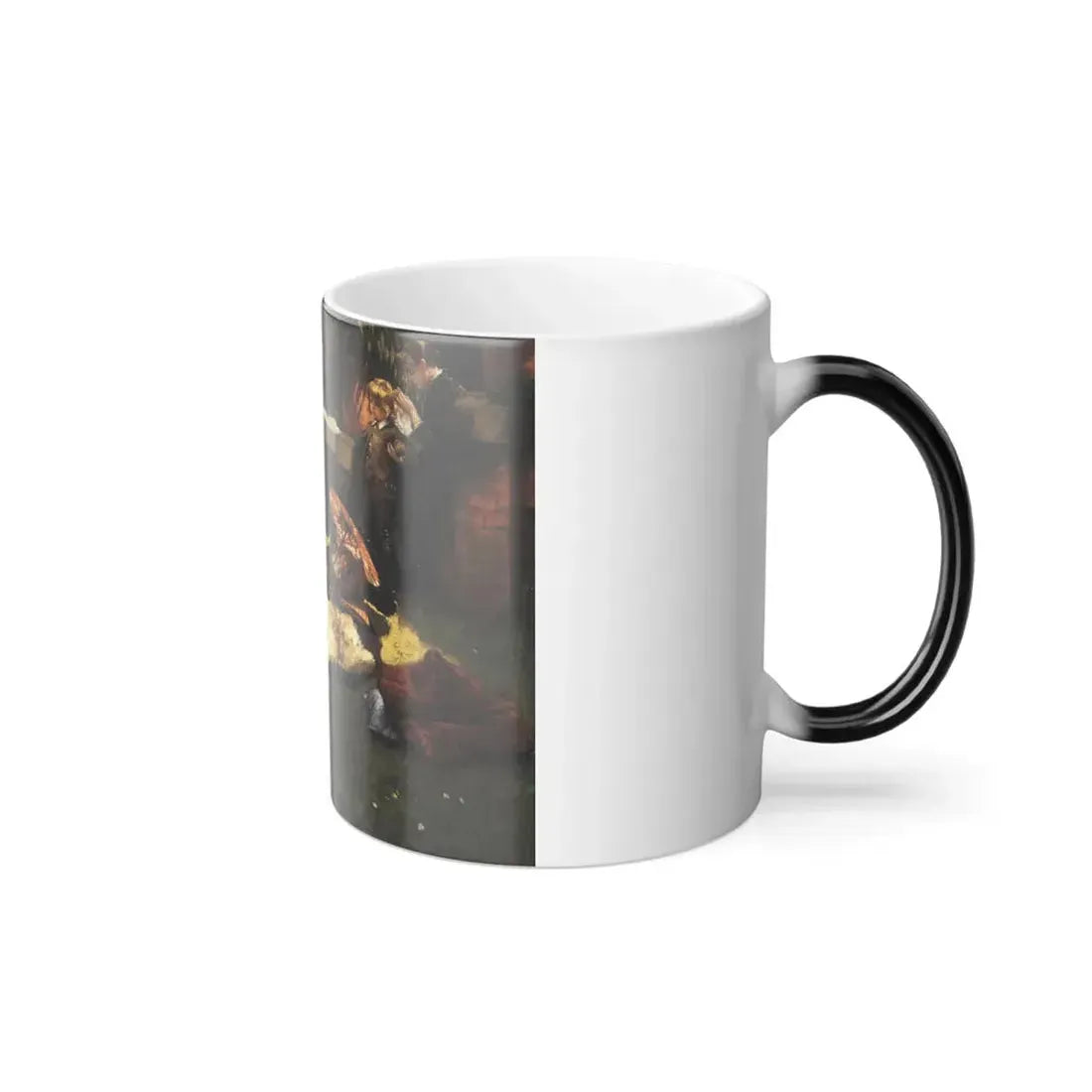 James Jacques Joseph Tissot (1836-1902) En plein soleil (In the Sunshine) - Oil on wood c1881 - Color Changing Mug 11oz - Go Mug Yourself