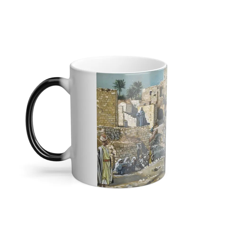 James Jacques Joseph Tissot (1836-1902) He Went Through the Villages on the Way to Jerusalem - Color Changing Mug 11oz - Go Mug Yourself