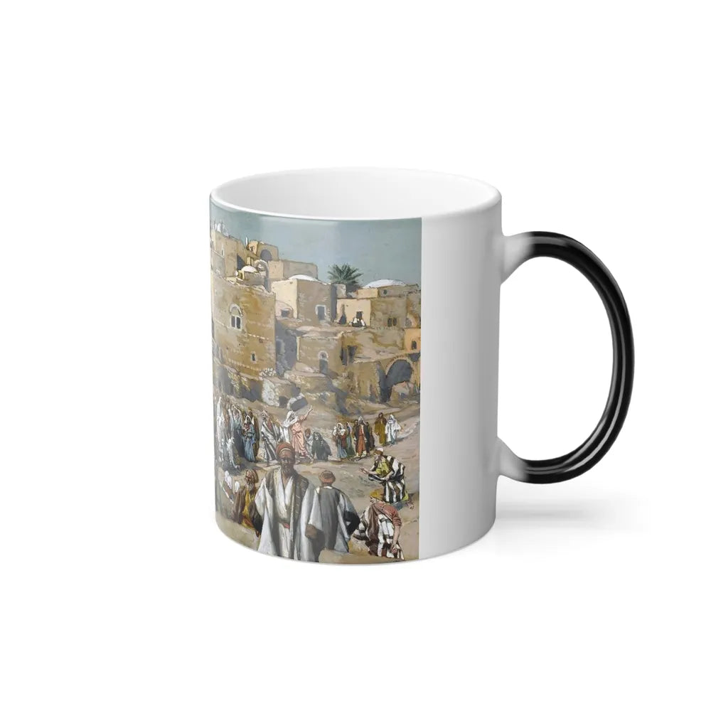 James Jacques Joseph Tissot (1836-1902) He Went Through the Villages on the Way to Jerusalem - Color Changing Mug 11oz - Go Mug Yourself