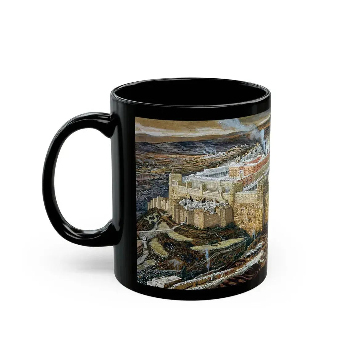 James Jacques Joseph Tissot (1836-1902) Jerusalem - Black Coffee Mug - Go Mug Yourself