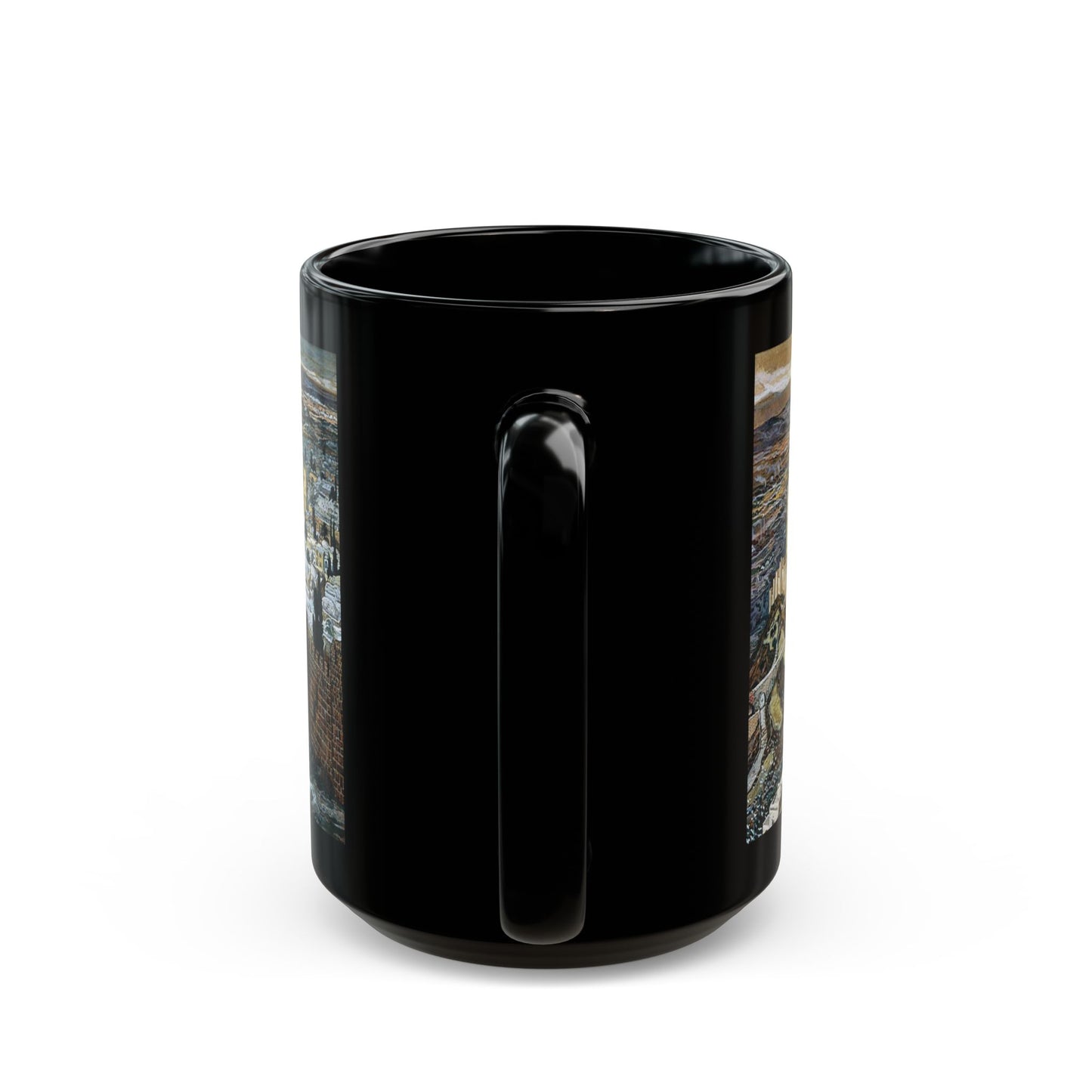 James Jacques Joseph Tissot (1836-1902) Jerusalem - Black Coffee Mug-Go Mug Yourself