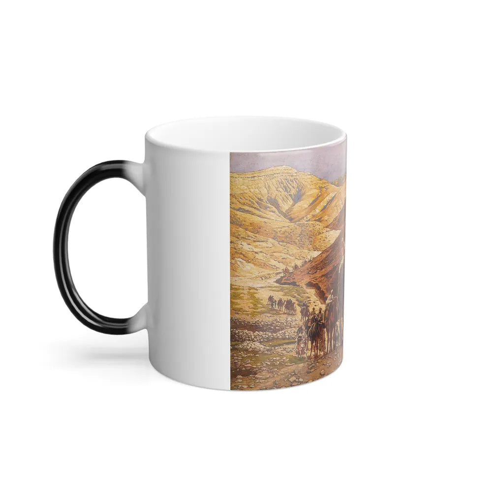 James Jacques Joseph Tissot (1836-1902) Journey of the Magi - Oil on canvas - c1894 - Color Changing Mug 11oz - Go Mug Yourself