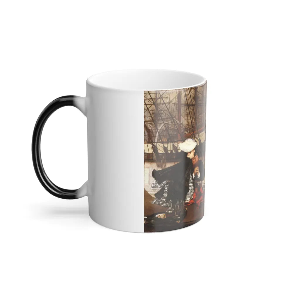 James Jacques Joseph Tissot (1836-1902) The Captain and the Mate - Oil on canvas - 1873 - Color Changing Mug 11oz - Go Mug Yourself
