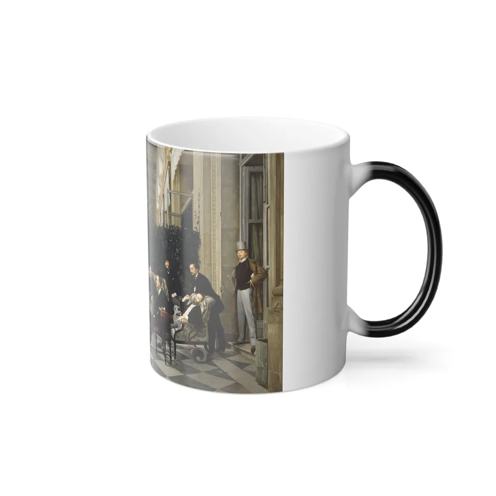 James Jacques Joseph Tissot (1836-1902) The Circle of the Rue Royale - Oil on canvas 1868 - Color Changing Mug 11oz - Go Mug Yourself