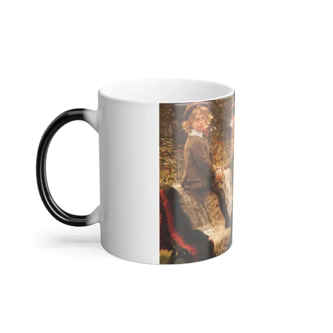 James Jacques Joseph Tissot (1836-1902) The Garden Bench - c1882 - Color Changing Mug 11oz - Go Mug Yourself