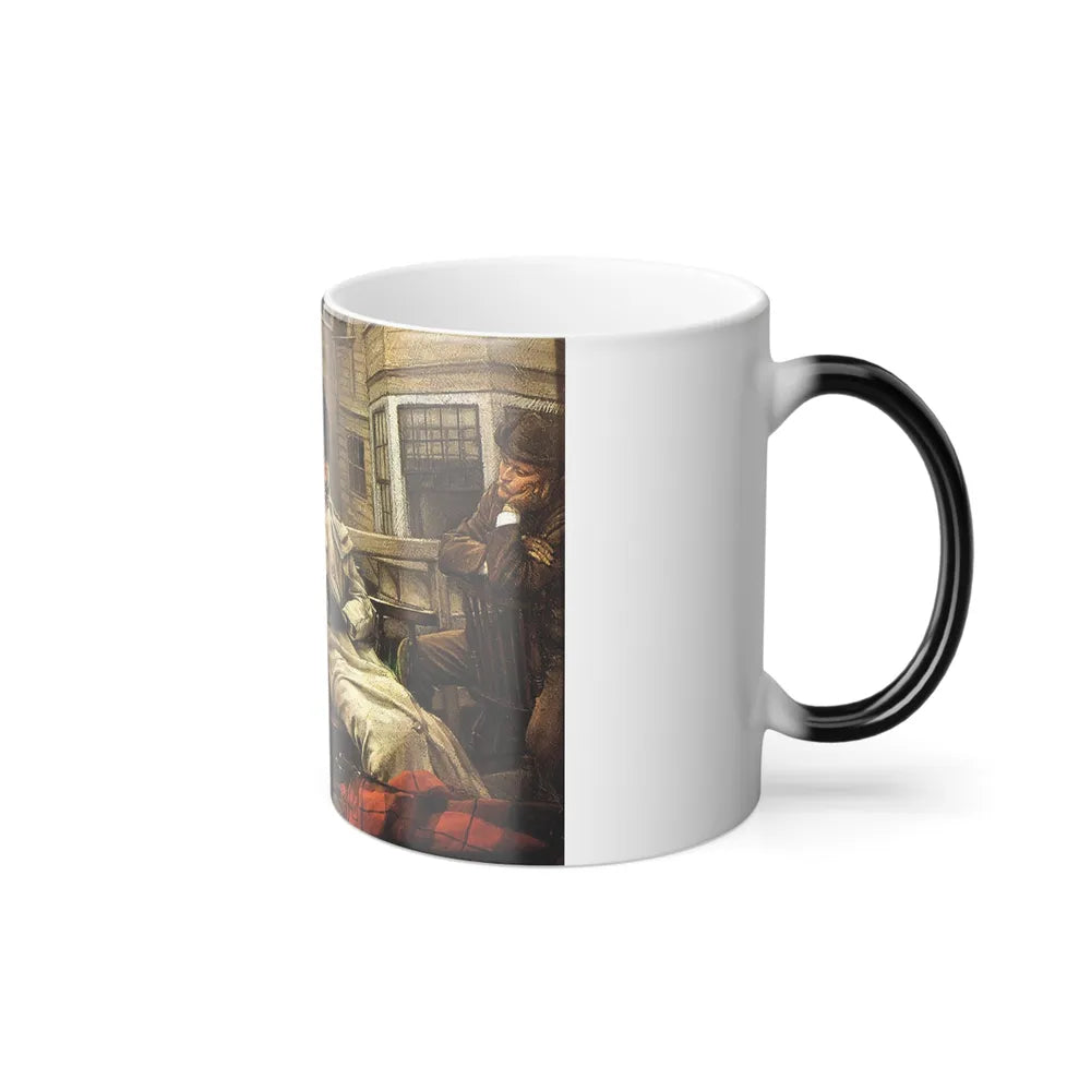 James Jacques Joseph Tissot (1836-1902) Waiting for the Ferry - Oil on canvas - c1878 - Color Changing Mug 11oz - Go Mug Yourself