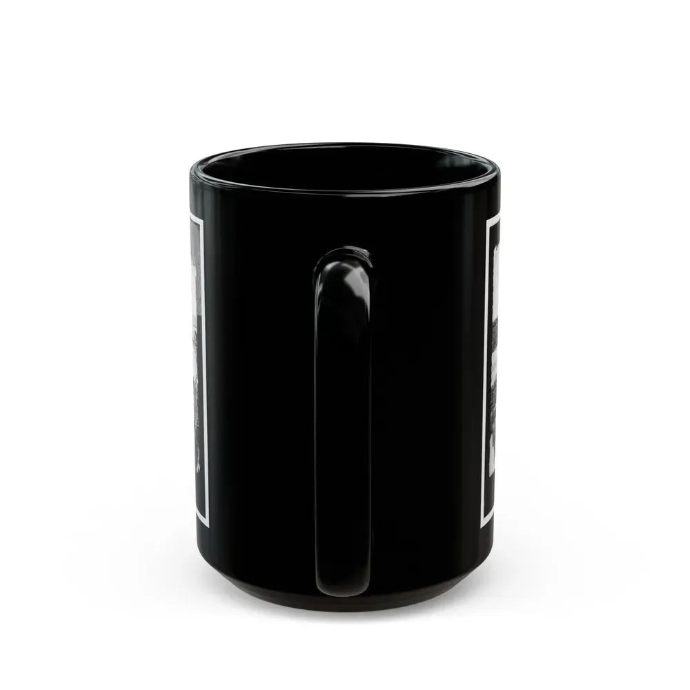 James River, Va. Another Confederate Gun Emplacement At Howlett House, Trent's Reach 001 (U.S. Civil War) Black Coffee Mug - Go Mug Yourself