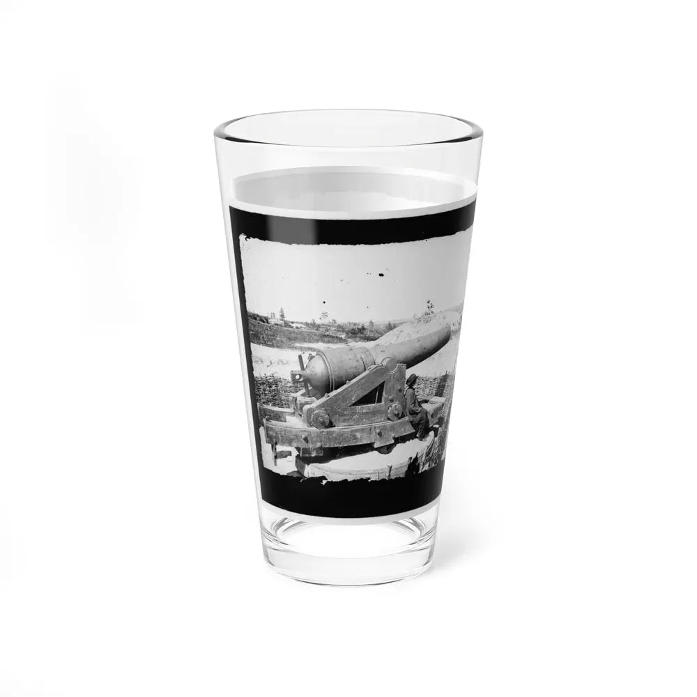 James River, Va. Another Confederate Gun Emplacement At Howlett House, Trent's Reach 001 (U.S. Civil War) Pint Glass 16oz - Go Mug Yourself