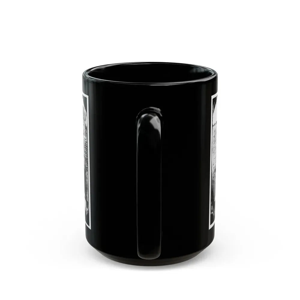 James River, Va. Another Confederate Gun Emplacement At Howlett House, Trent's Reach (U.S. Civil War) Black Coffee Mug - Go Mug Yourself