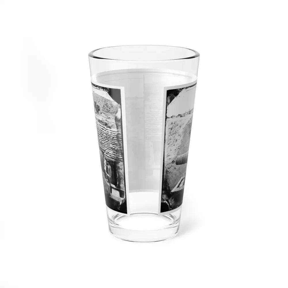James River, Va. Another Confederate Gun Emplacement At Howlett House, Trent's Reach (U.S. Civil War) Pint Glass 16oz - Go Mug Yourself