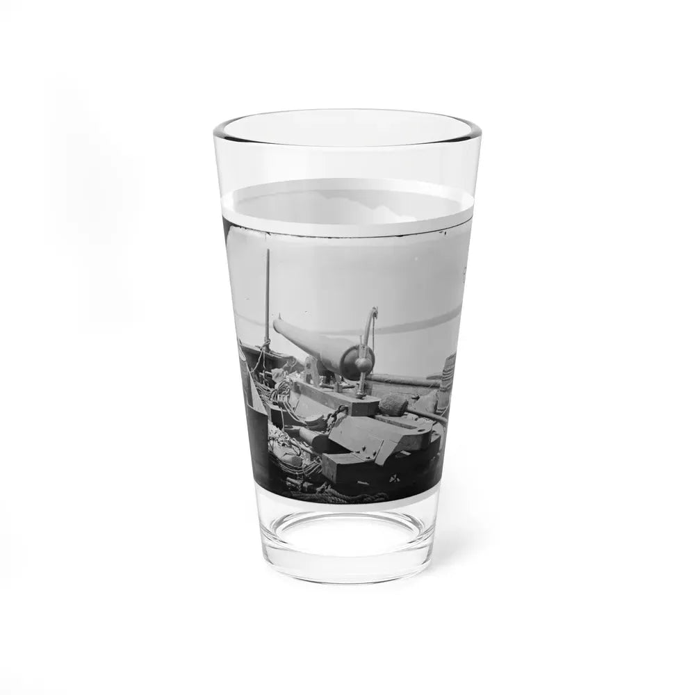 James River, Va. Bow Of Confederate Gunboat Teaser, Lt. Hunter Davidson, Captured By U.S.S. Maratanza On July 4, 1862 (U.S. Civil War) Pint Glass 16oz - Go Mug Yourself