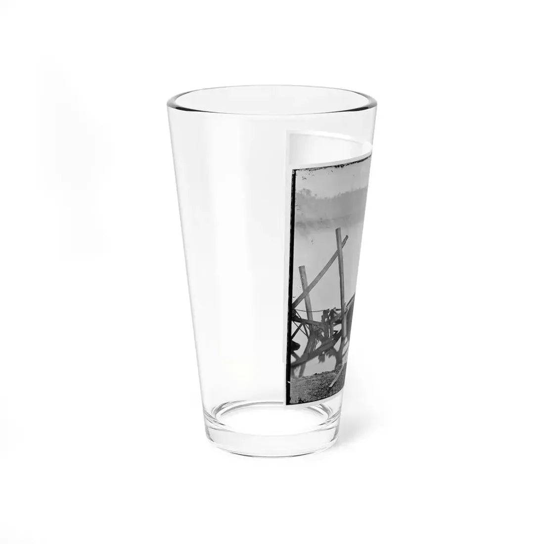 James River, Va. Butler's Dredge-Boat, Sunk By A Confederate Shell On Thanksgiving Day, 1864 (U.S. Civil War) Pint Glass 16oz - Go Mug Yourself