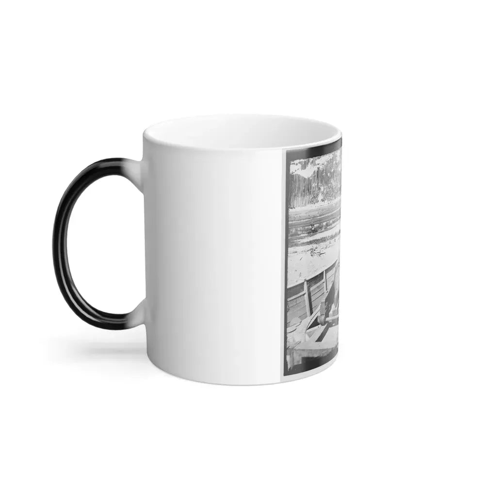 James River, Va. Confederate Gun Emplacement Above Dutch Gap (U.S. Civil War) Color Changing Coffee Mug 11oz - Go Mug Yourself