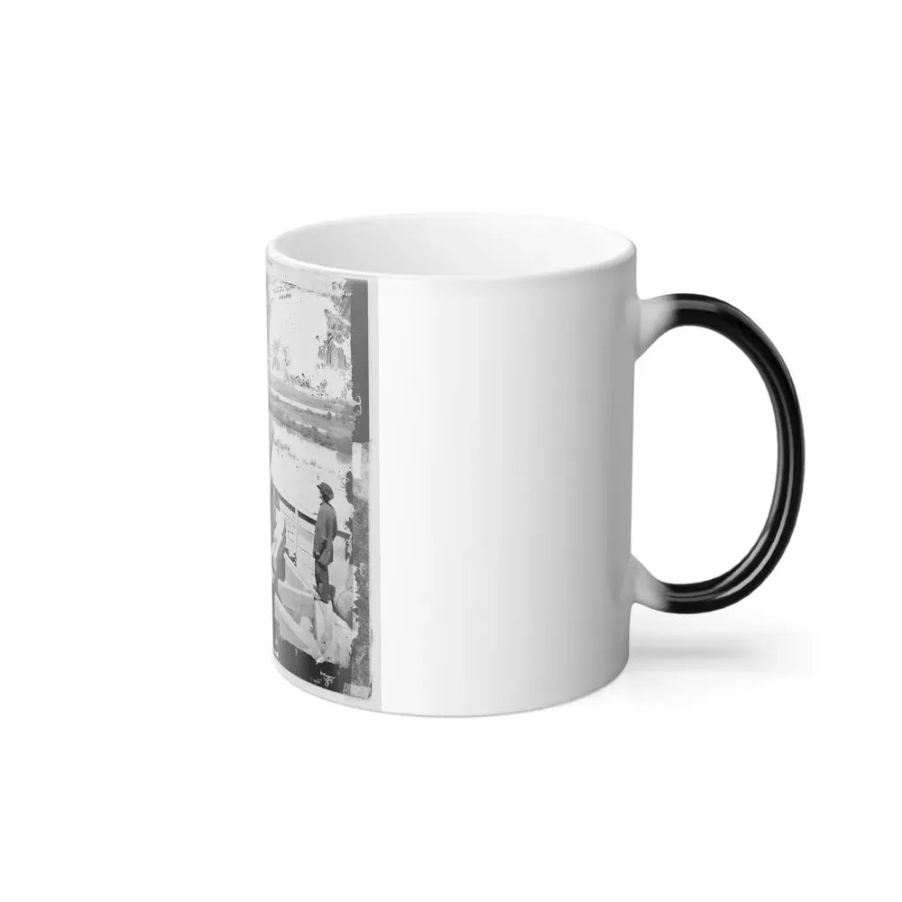 James River, Va. Confederate Gun Emplacement Above Dutch Gap (U.S. Civil War) Color Changing Coffee Mug 11oz - Go Mug Yourself