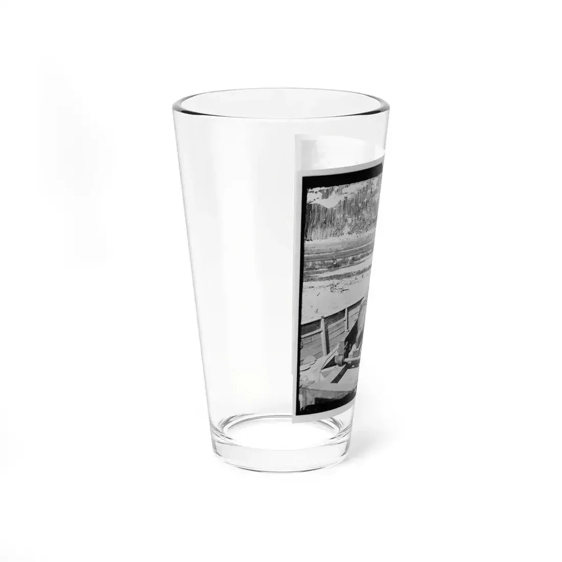 James River, Va. Confederate Gun Emplacement Above Dutch Gap (U.S. Civil War) Pint Glass 16oz - Go Mug Yourself