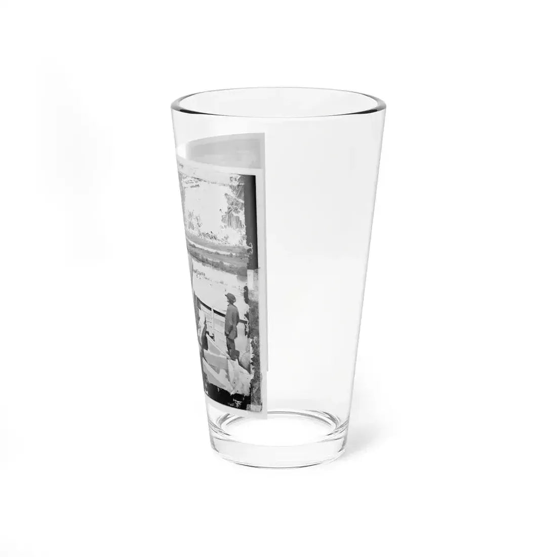 James River, Va. Confederate Gun Emplacement Above Dutch Gap (U.S. Civil War) Pint Glass 16oz - Go Mug Yourself
