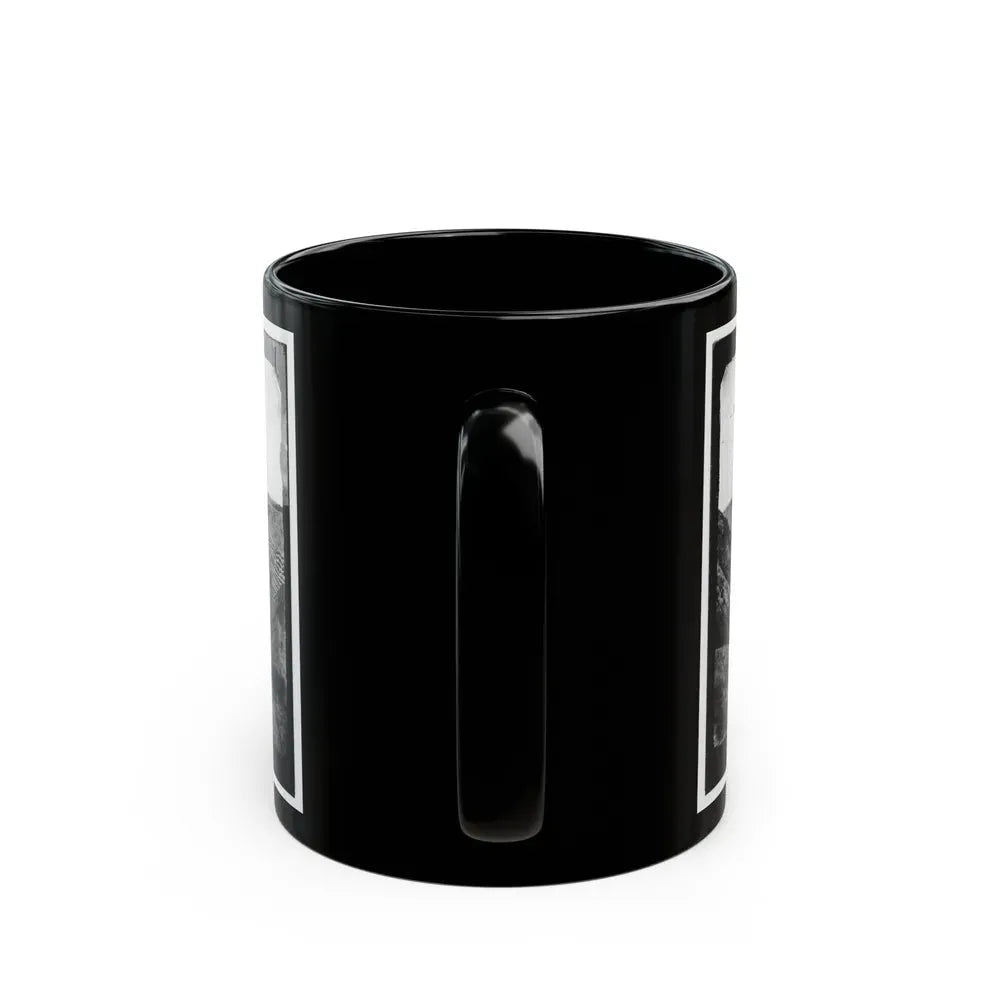 James River, Va. Confederate Gun Emplacement At Howlett House, Trent's Reach (U.S. Civil War) Black Coffee Mug - Go Mug Yourself