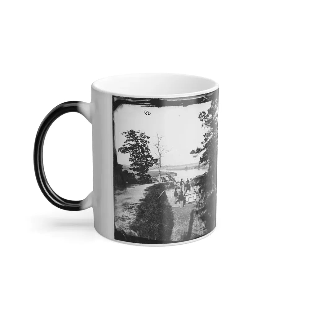 James River, Va. Confederate Gun in Battery Brooks (U.S. Civil War) Color Changing Coffee Mug 11oz - Go Mug Yourself
