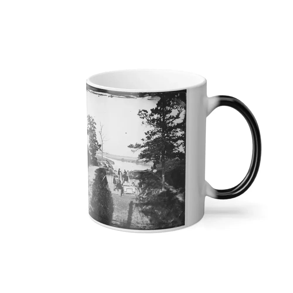James River, Va. Confederate Gun in Battery Brooks (U.S. Civil War) Color Changing Coffee Mug 11oz - Go Mug Yourself