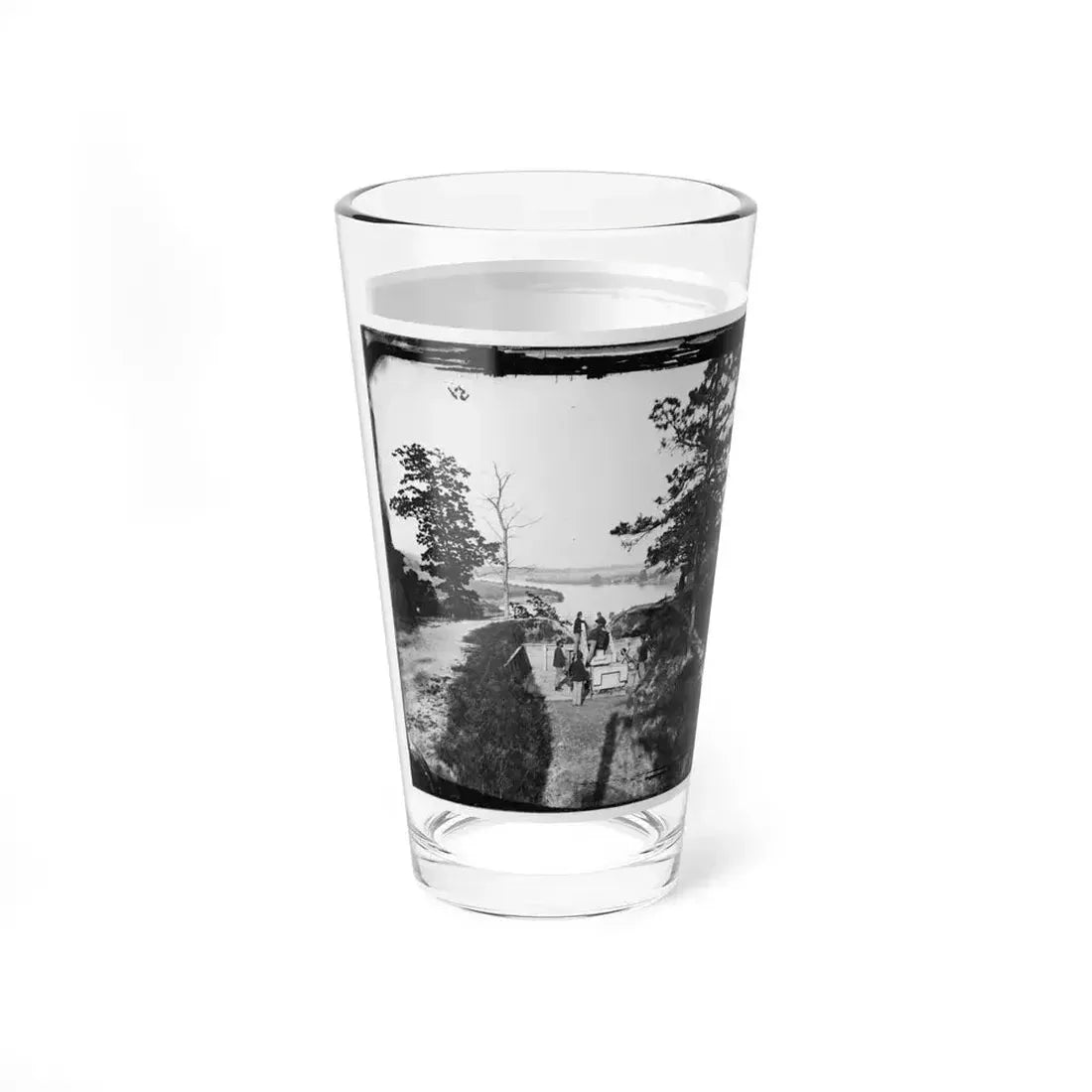 James River, Va. Confederate Gun In Battery Brooks (U.S. Civil War) Pint Glass 16oz - Go Mug Yourself