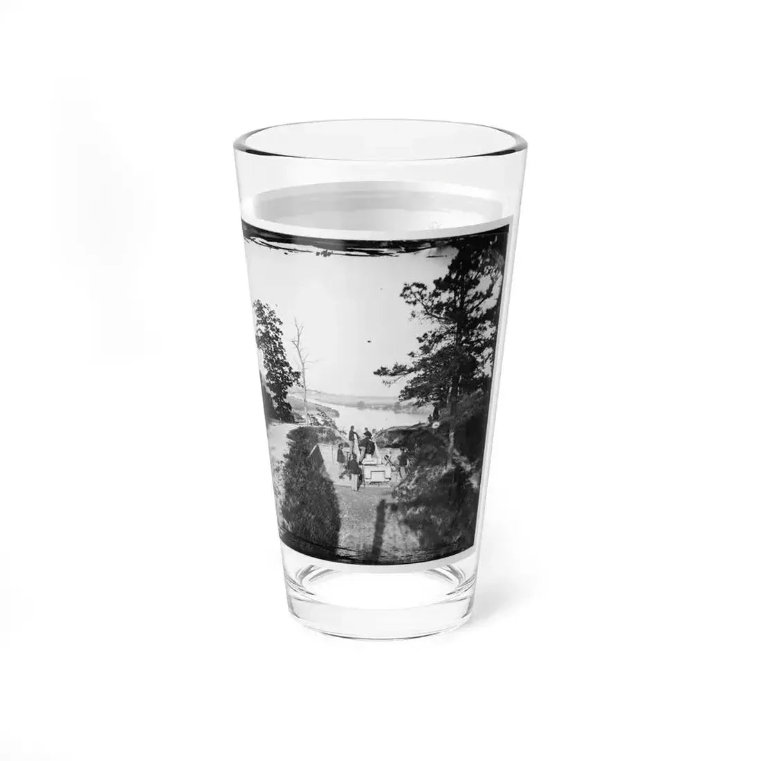 James River, Va. Confederate Gun In Battery Brooks (U.S. Civil War) Pint Glass 16oz - Go Mug Yourself