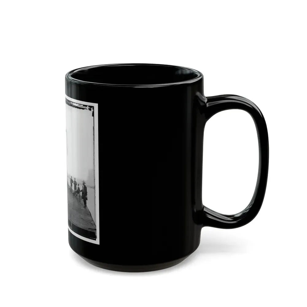 James River, Va. Deck And Turret Of U.S.S. Monitor Seen From The Bow (I.E. Stern) (U.S. Civil War) Black Coffee Mug - Go Mug Yourself