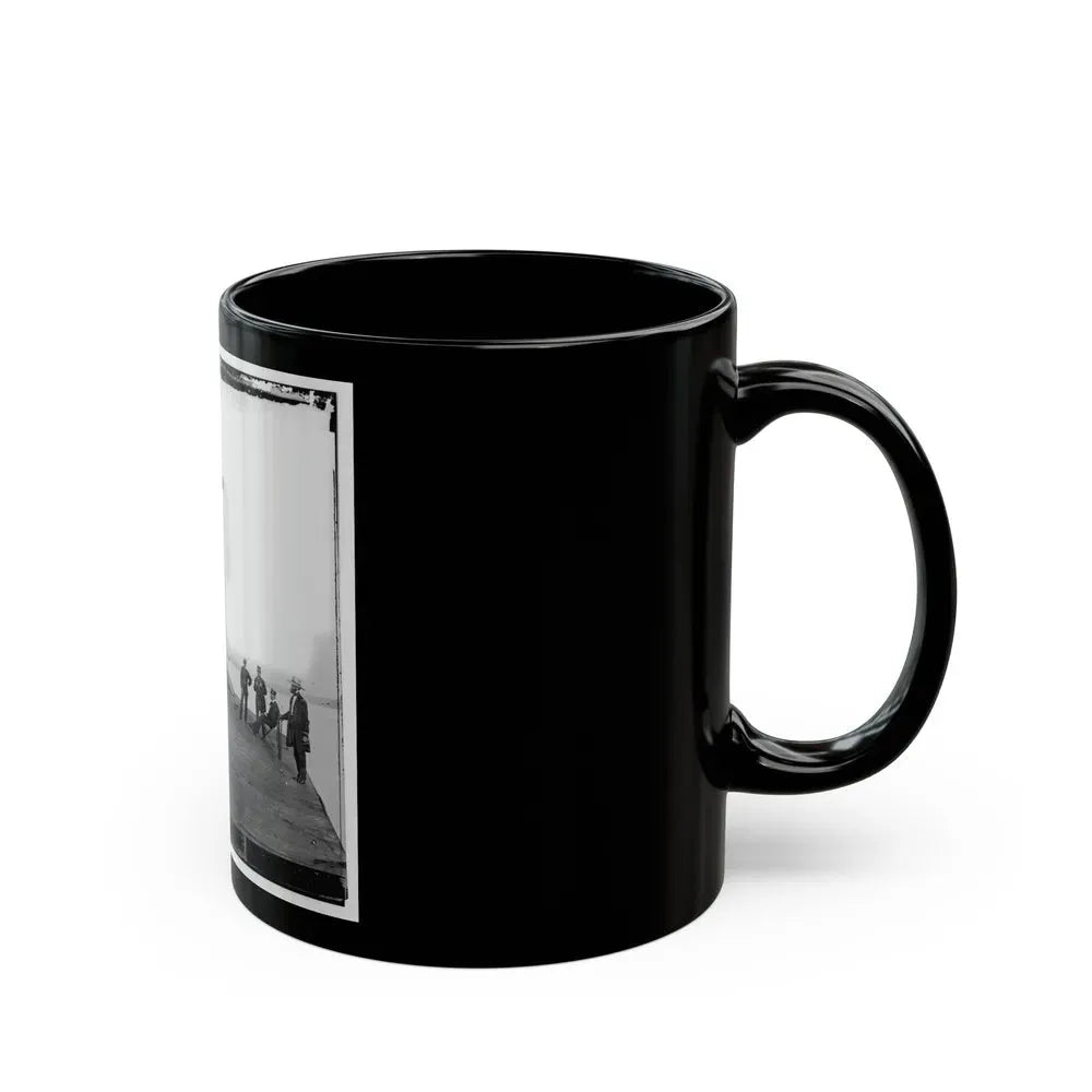 James River, Va. Deck And Turret Of U.S.S. Monitor Seen From The Bow (I.E. Stern) (U.S. Civil War) Black Coffee Mug - Go Mug Yourself