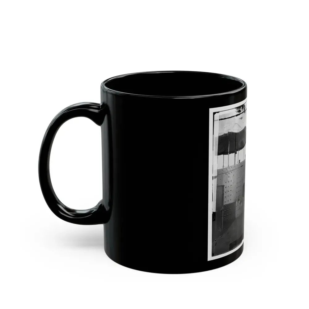 James River, Va. Deck And Turret Of U.S.S. Monitor Seen From The Bow (I.E. Stern) (U.S. Civil War) Black Coffee Mug - Go Mug Yourself