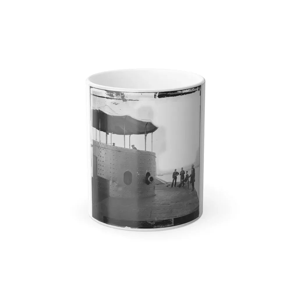 James River, Va. Deck and Turret of U.S.S. Monitor Seen From the Bow (I.E. Stern) (U.S. Civil War) Color Changing Coffee Mug 11oz Default Title 11oz - Go Mug Yourself
