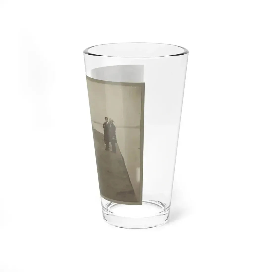 James River, Va. Deck And Turret Of U.S.S. Monitor (U.S. Civil War) Pint Glass 16oz - Go Mug Yourself