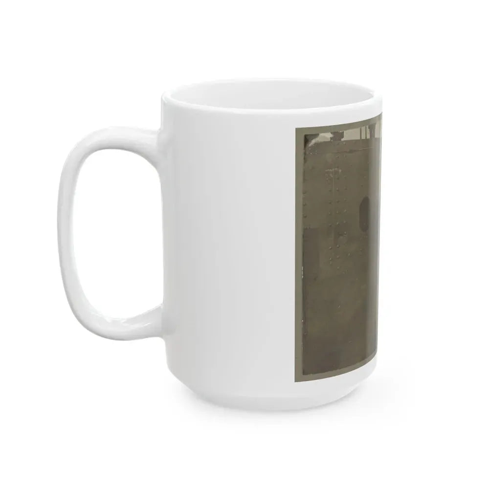 James River, Va. Deck And Turret Of U.S.S. Monitor (U.S. Civil War) White Coffee Mug - Go Mug Yourself