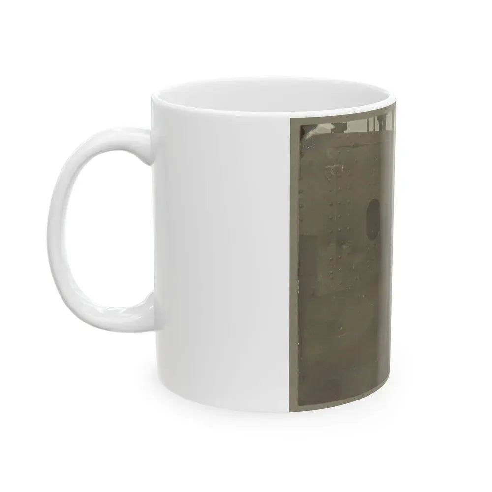 James River, Va. Deck And Turret Of U.S.S. Monitor (U.S. Civil War) White Coffee Mug - Go Mug Yourself