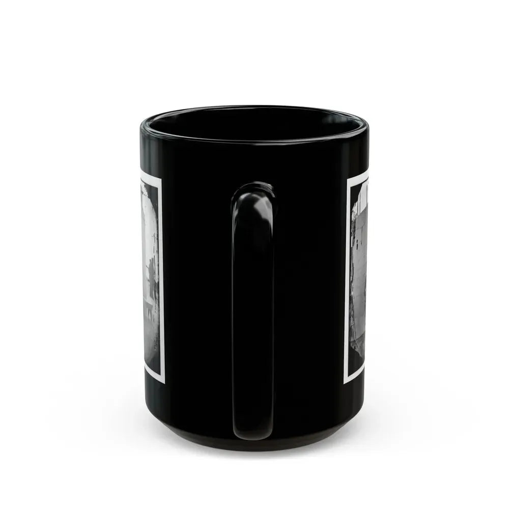 James River, Va. Officers Of The U.S.S. Monitor Grouped By The Turret (U.S. Civil War) Black Coffee Mug - Go Mug Yourself